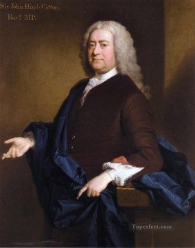 portrait of sir john hynde cotton 3rd bt Allan Ramsay Portraiture Classicism Oil Paintings